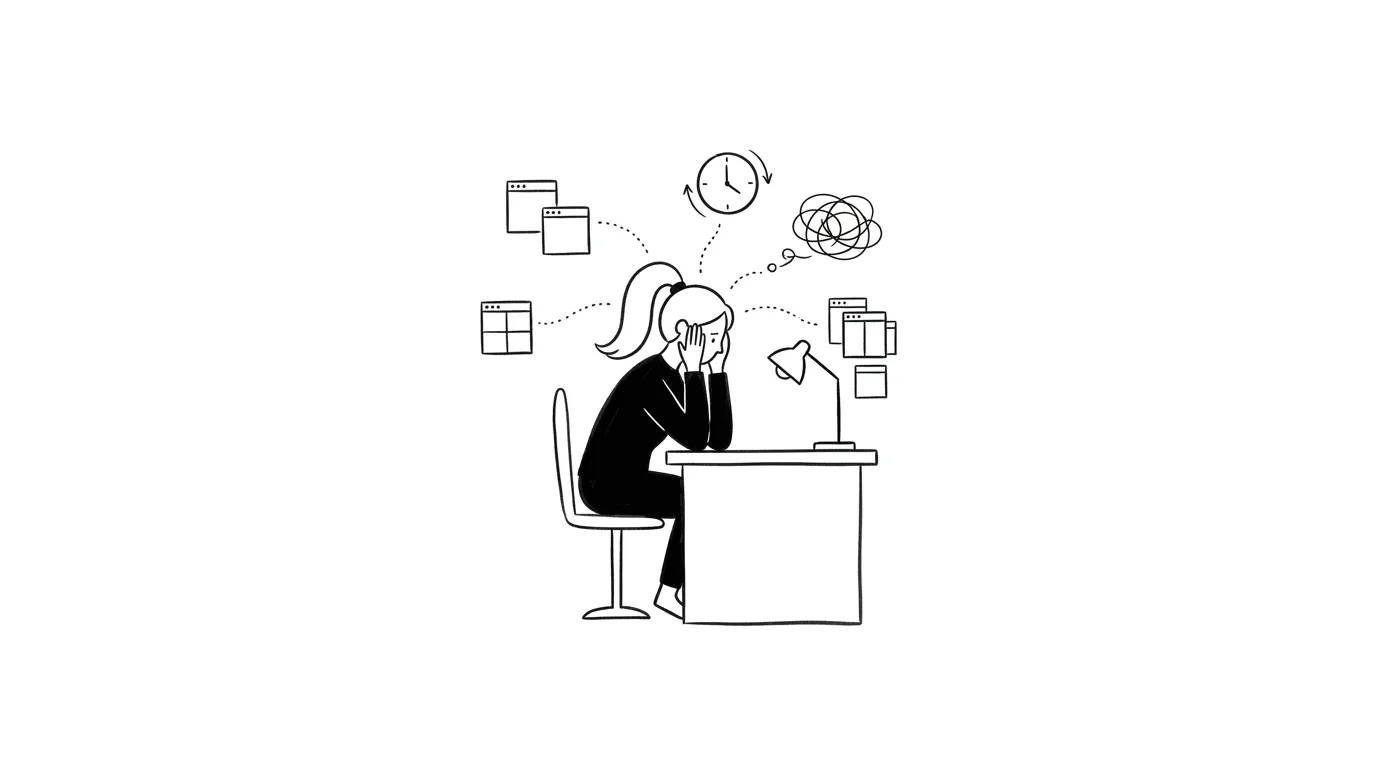 脑子里同时想做十件事，结果在椅子上干坐了一天？多任务超载自救 · 封面图