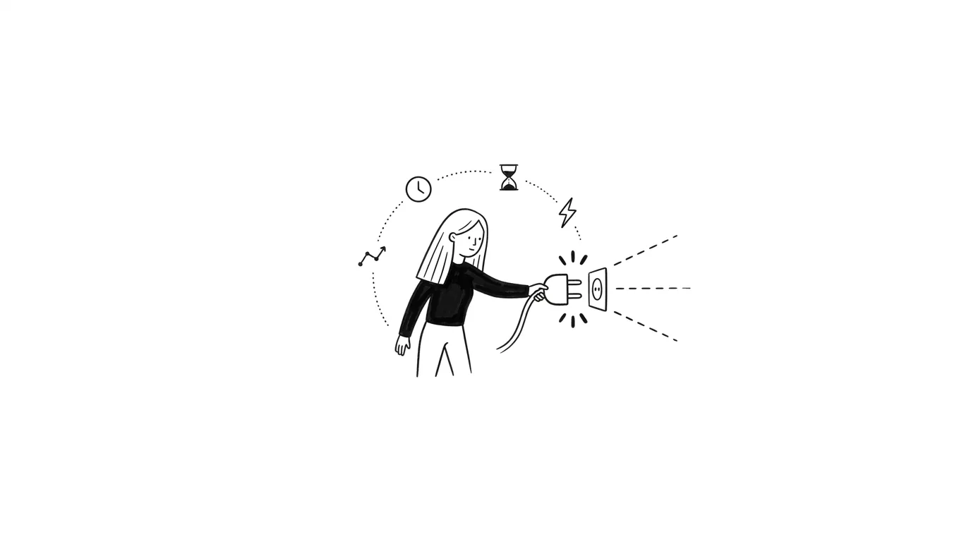 『晚上过度专注停不下来？』写给 ADHD 的心流退潮与身体降温指南 · 封面图